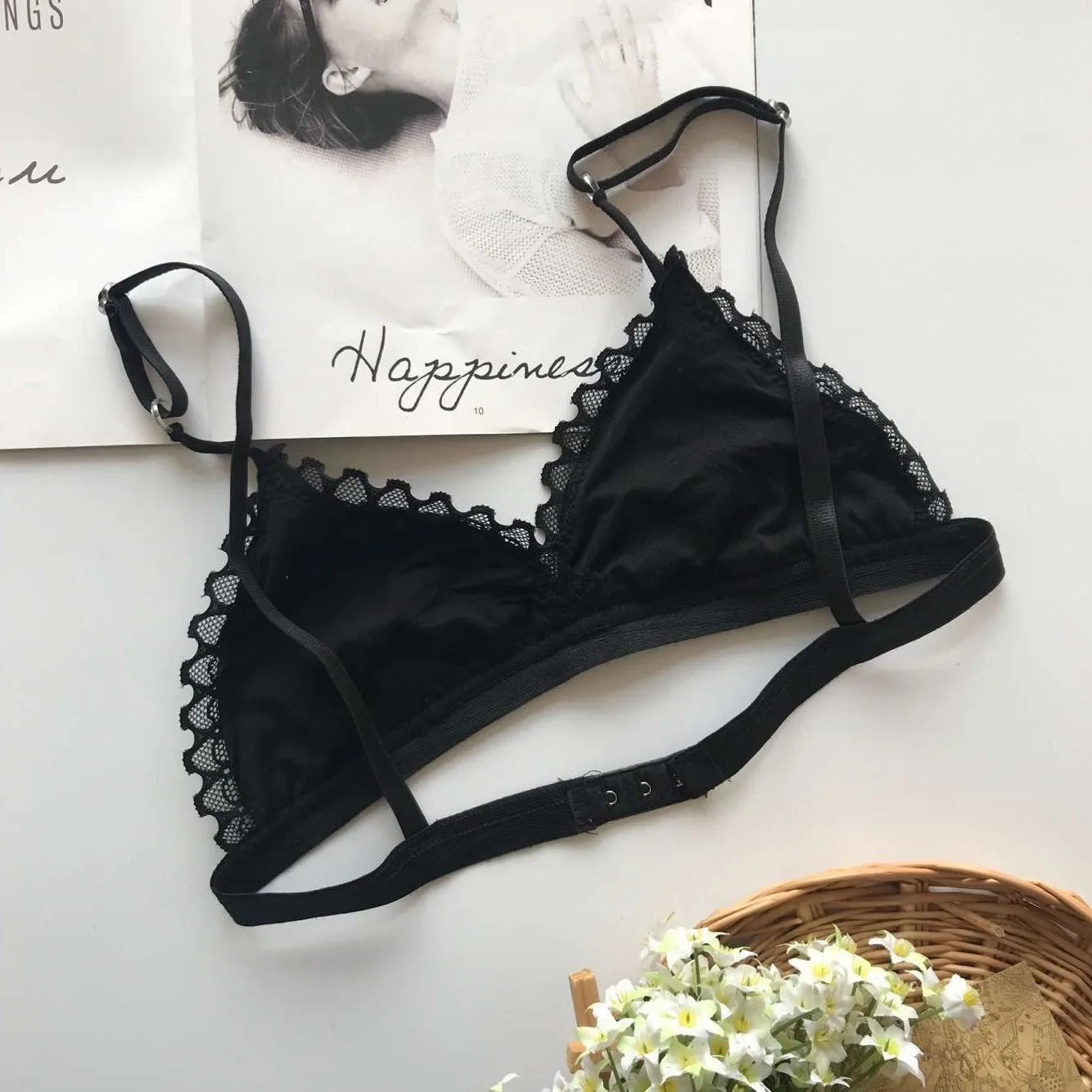 r Sexy Lace Tube Top Women Hollow Out Bralette Lingerie
