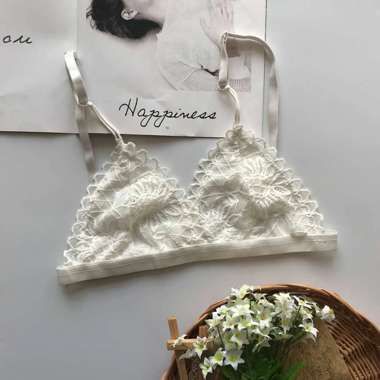 r Sexy Lace Tube Top Women Hollow Out Bralette Lingerie