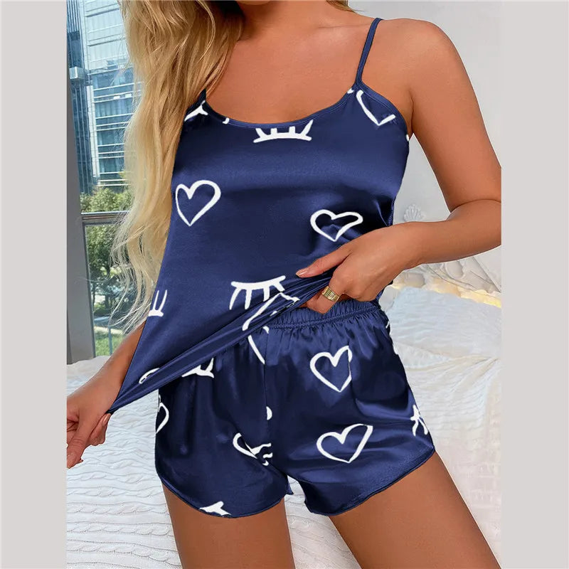 Silky Tank Top and Shorts PJ's