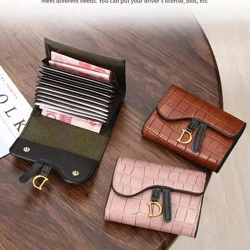 Women Luxury Card Holder Short Wallet