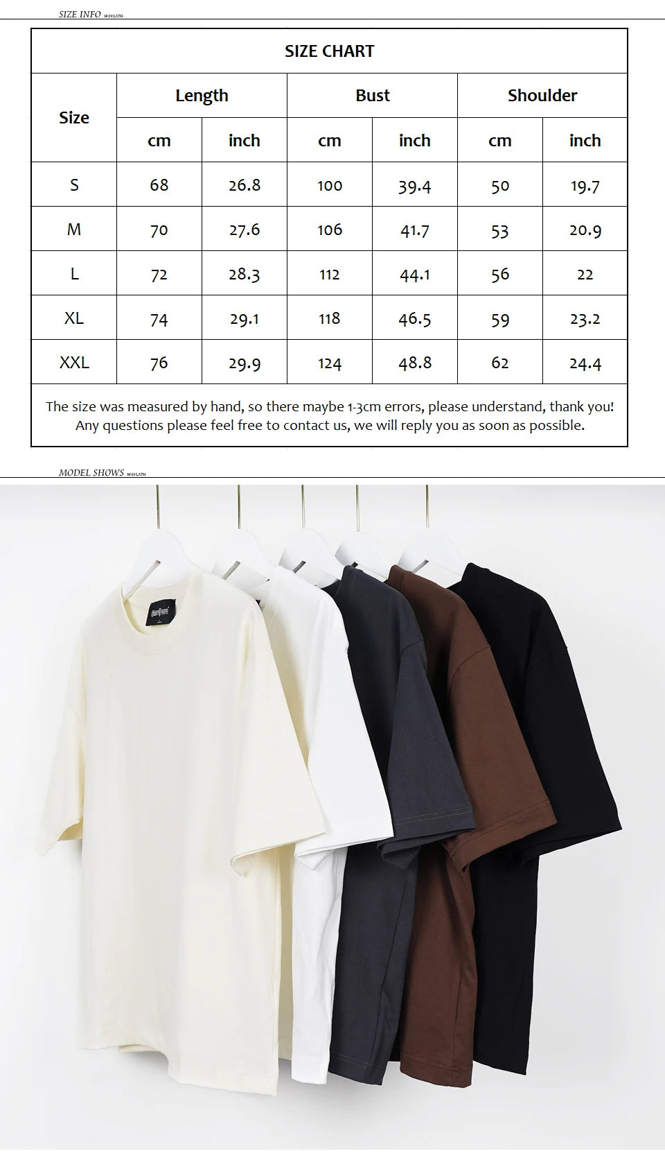 Oversize Comfy Solid T-Shirts
