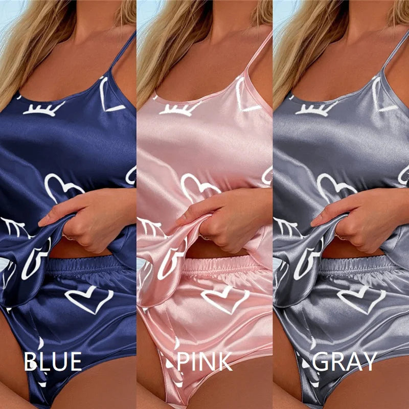 Silky Tank Top and Shorts PJ's