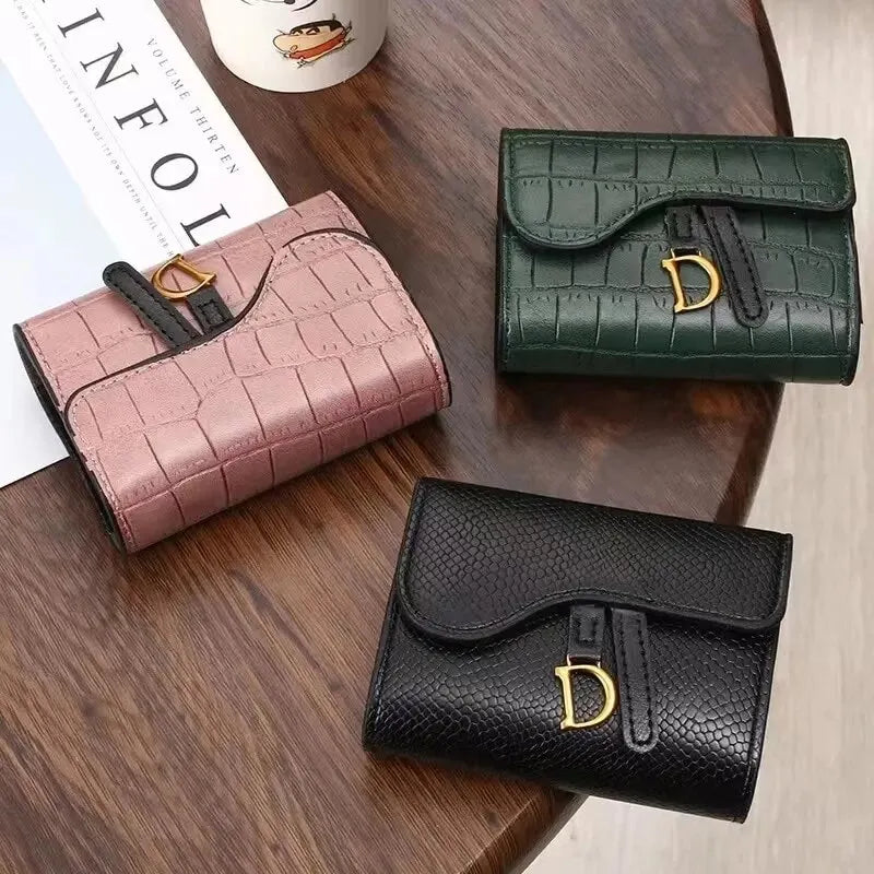 Women Luxury Card Holder Short Wallet